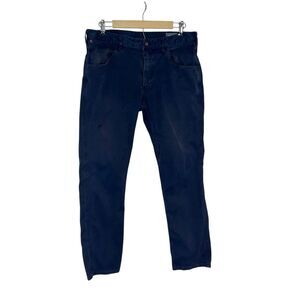 Bonobos Jeans Mens 34/30 navy blue Slim Straight Leg Cotton Blend Denim pants